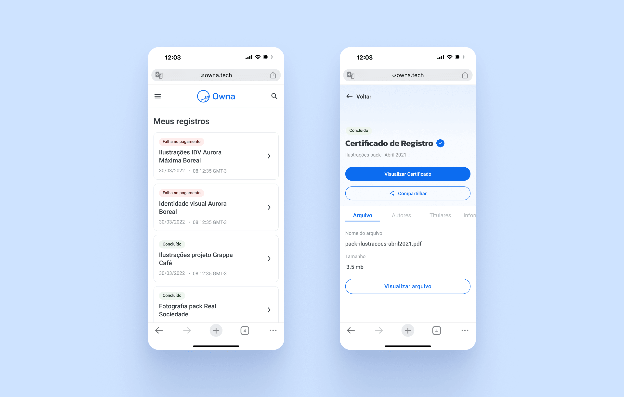 Owna: Startup de registro de propriedade intelectual
