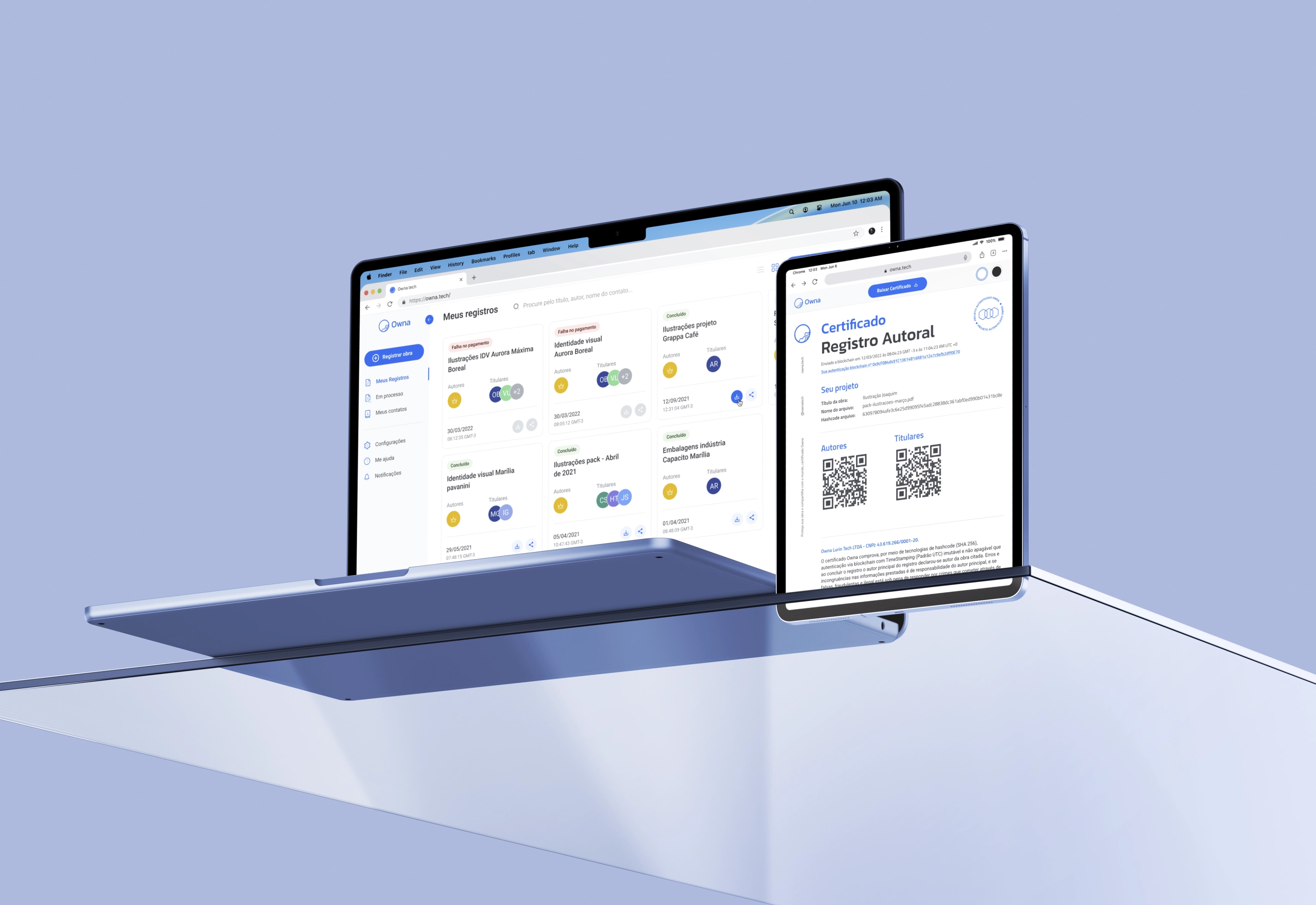 Owna: Startup de registro de propriedade intelectual